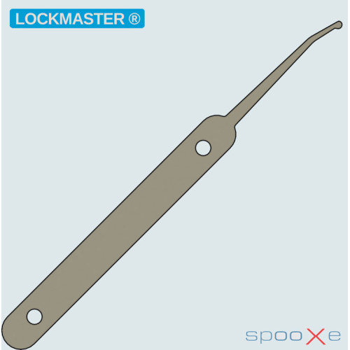 LOCKMASTER® - Offset Rounded Diamond Lockpick LOCKMASTER® - Offset Rounded Diamond Lockpick